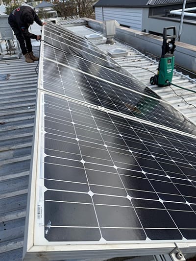 Solar panel installation on a Melbourne South East home by Helcro Electrical